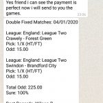 100% sure fixed matches