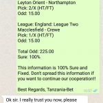 secured fixed match online