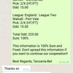 BUY TODAY FOOTBALL FIXED MATCHES
