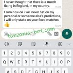 football fixing games 100% sure