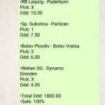Daily Single Matches 1×2